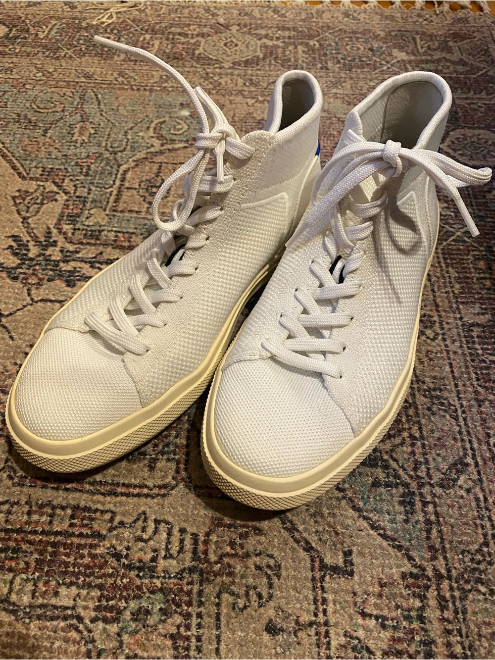 Rothy’s hightop sneakers bright white